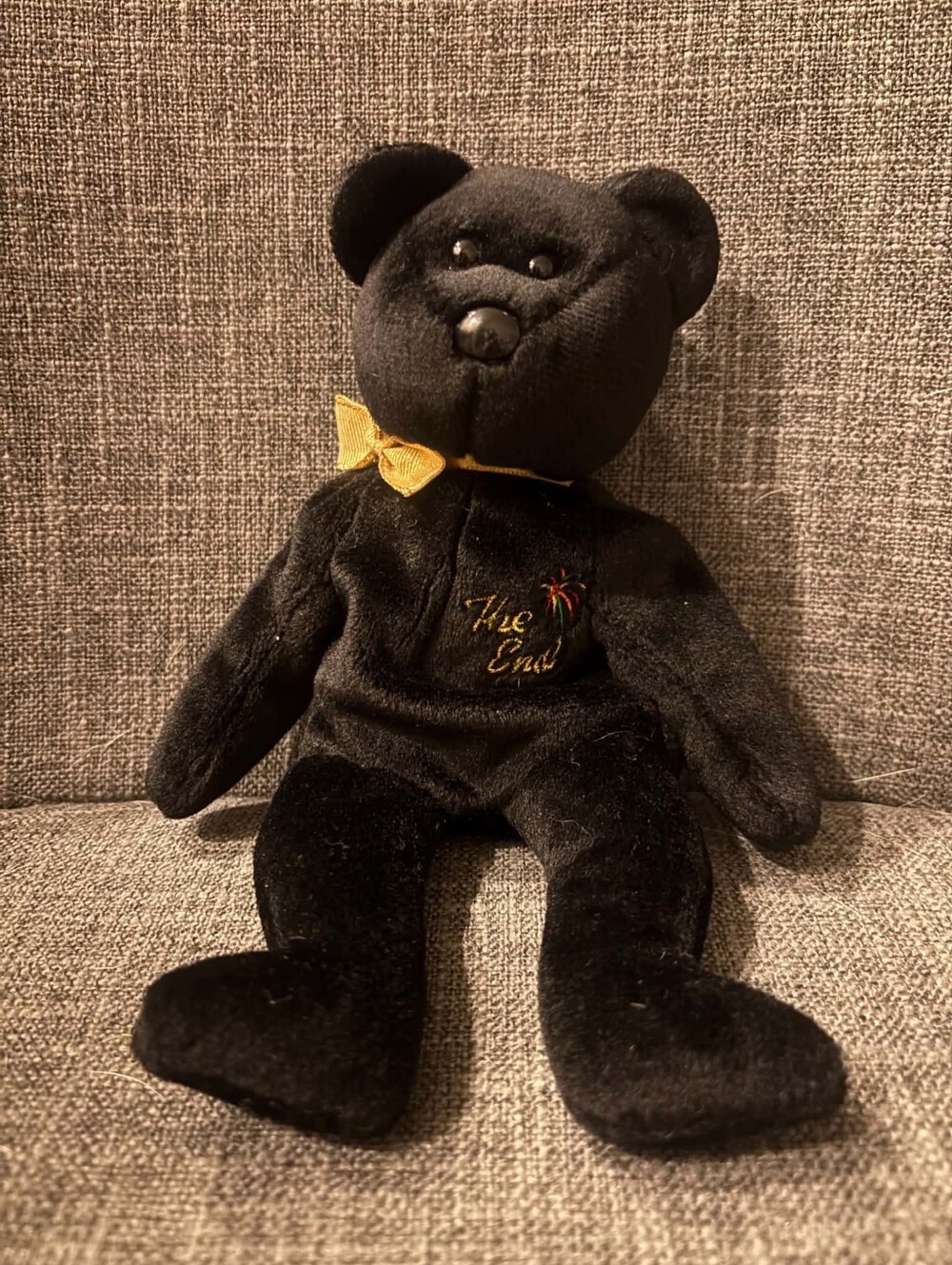 TY Beanie Baby The End Bear